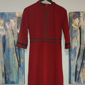 Homeyee Dress, 6, Red